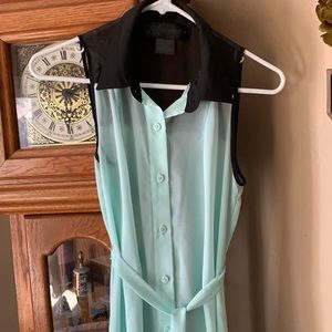 Kardashian Kollection sheer floor length dress